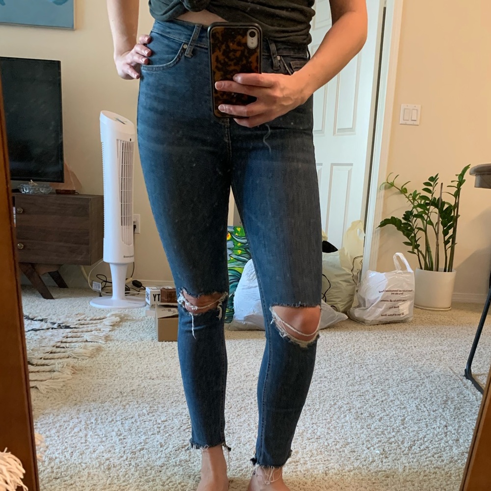 Topshop High rise skinny jeans